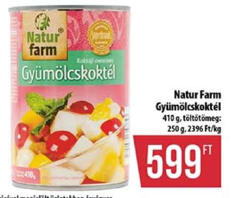 Natur Farm gyümölcskoktél