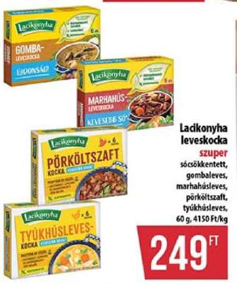 Lacikonyha Leveskocka