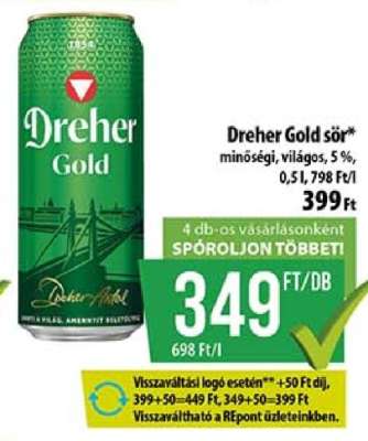 Dreher Gold sör