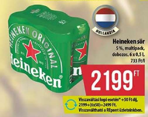 Heineken sör