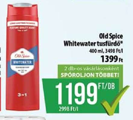 Old Spice Whitewater tusfürdő