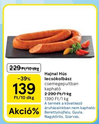 Hajnal Hús lecsókolbász