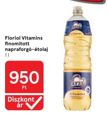 Floriol Vitamins finomított napraforgó-étolaj