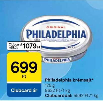 PHILADELPHIA Krémsajt