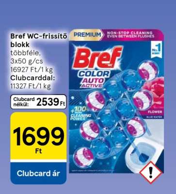 Bref WC-frissítő blokk