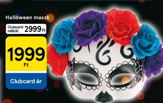 Halloween maszk