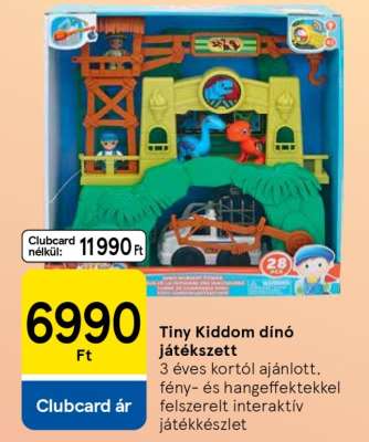 Tiny Kiddom dínó játékszett
