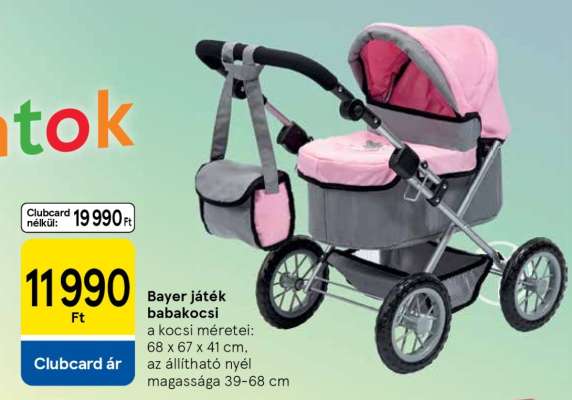 Bayer játék babakocsi