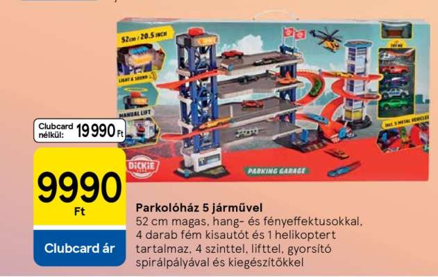Parkolóház 5 járművel