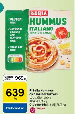 RiBella Hummus csicseriborsókrém