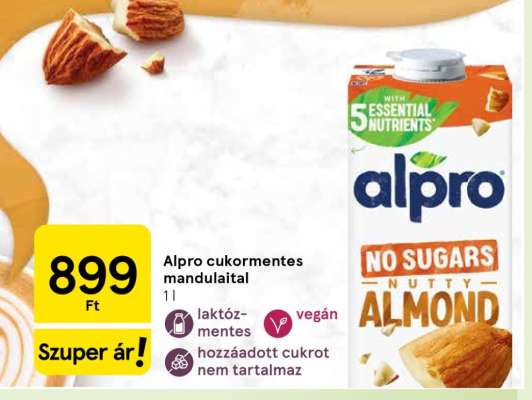ALPRO CUKORMENTES MANDULAITAL