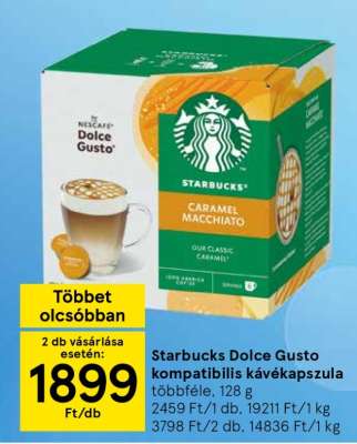 Starbucks Dolce Gusto Kompatibilis Kávékapszula