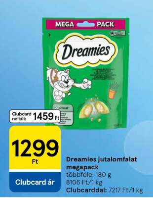 Dreamies jutalomfalat megapack