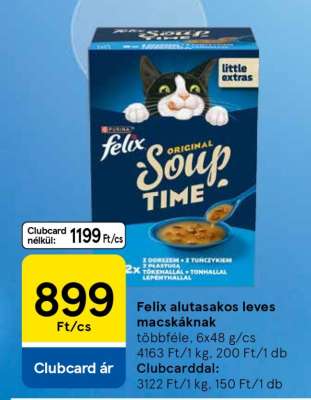 Felix alutasakos leves macskáknak