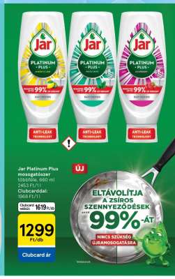 Jar Platinum Plus mosogatószer