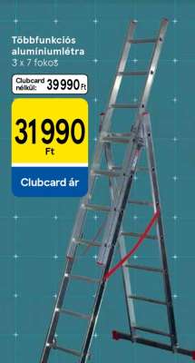 Többfunkciós alumíniumlétra