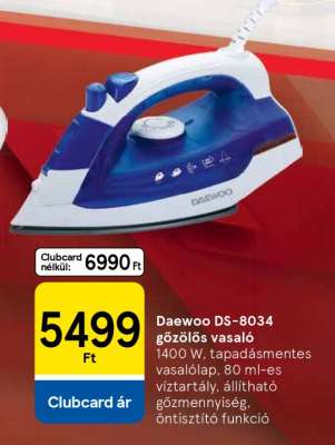 Daewoo DS-8034 gőzölős vasaló