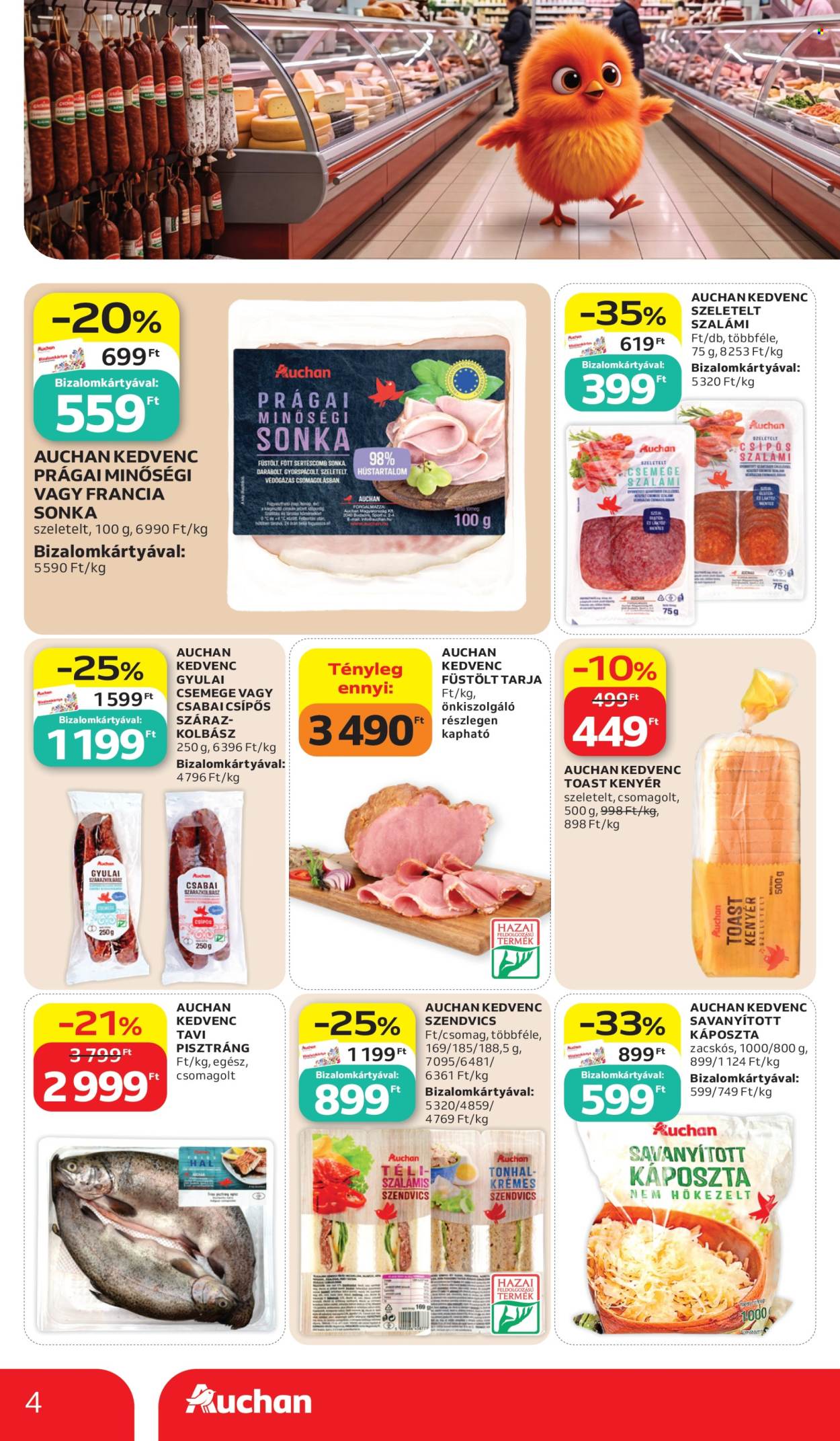 Auchan akciós újságok - 2026.10.15 - 2026.10.28. Oldal 4
