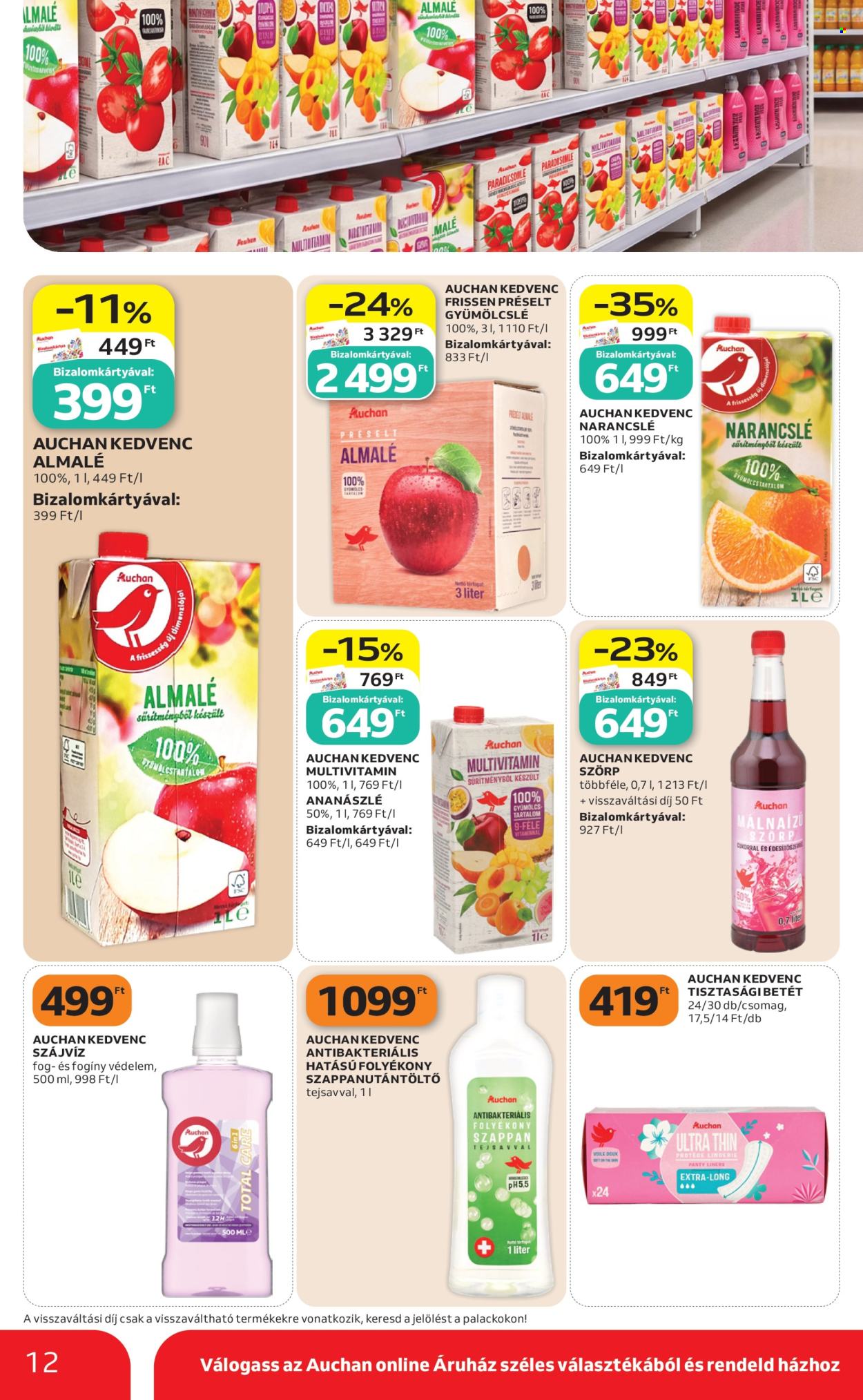 Auchan akciós újságok - 2026.10.15 - 2026.10.21. Oldal 12