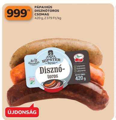 Pápai Hús Disznótoros Csomag