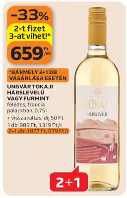 Ungvár Tokaji Hárslevelű vagy Furmint