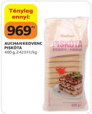Auchan Kedvenc Piskóta