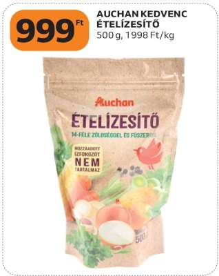 AUCHAN KEDVENC ÉTELÍZESÍTŐ