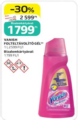 VANISH FOLTELTÁVOLÍTÓ GÉL