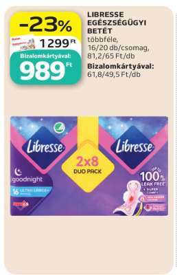 LIBRESSE EGÉSZSÉGÜGYI BETÉT