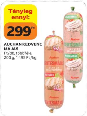 AUCHAN KEDVENC MÁJAS