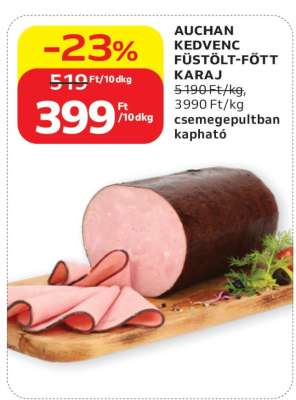 Auchan Kedvenc Füstölt-Főtt Karaj