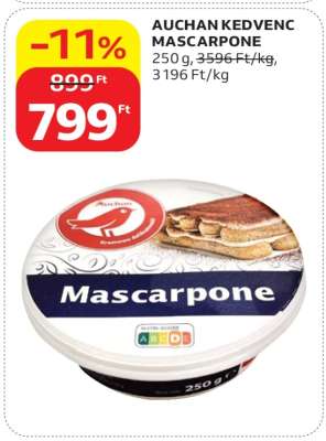 Auchan Kedvenc Mascarpone