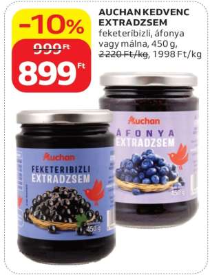Auchan Kedvenc Extradzsem