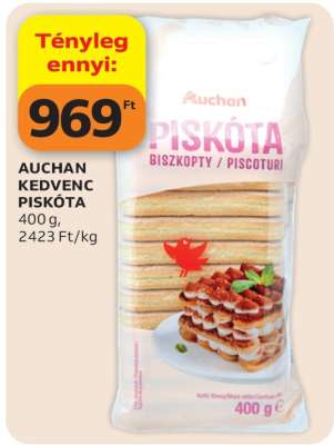 Auchan Kedvenc Piskóta