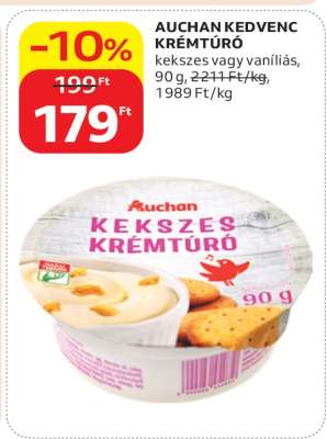 AUCHAN KEDVENC KRÉMTÚRÓ
