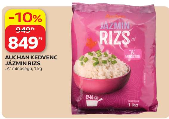 Auchan Kedvenc Jázmin Rizs