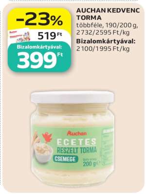 AUCHAN KEDVENC TORMA