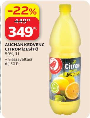 Auchan Kedvenc Citromízésítő