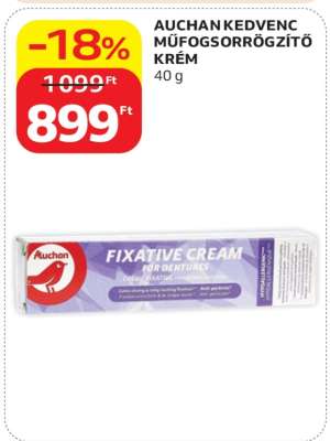 AUCHAN KEDVENC MŰFOGSORRÖGZÍTŐ KRÉM