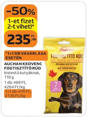 AUCHAN KEDVENC FOGTISZTÍTÓ RÚD