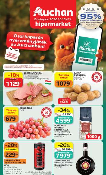 Újság Auchan - 2026.10.15 - 2026.10.21.