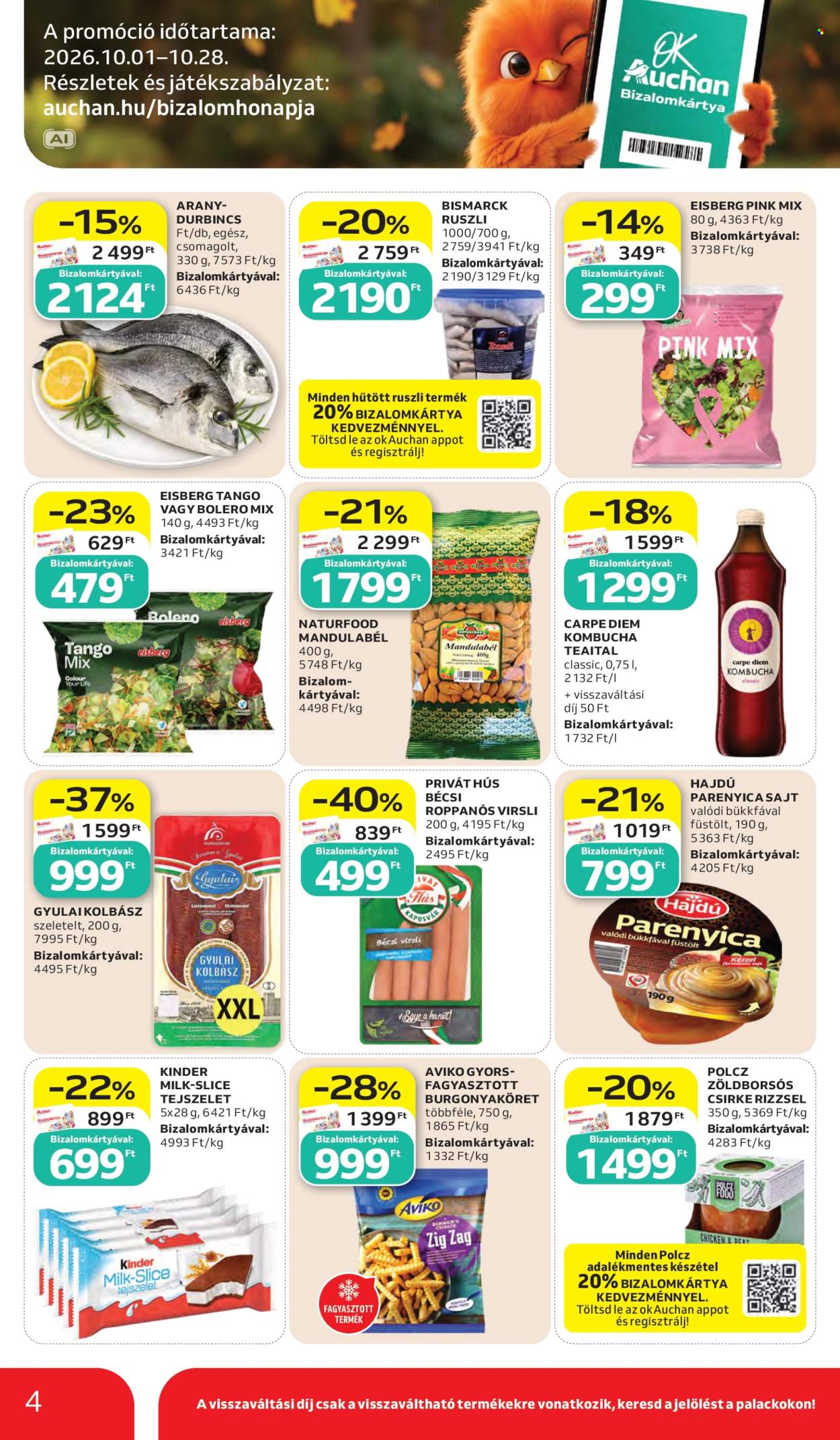 Auchan akciós újságok - 2026.10.15 - 2026.10.21. Oldal 4
