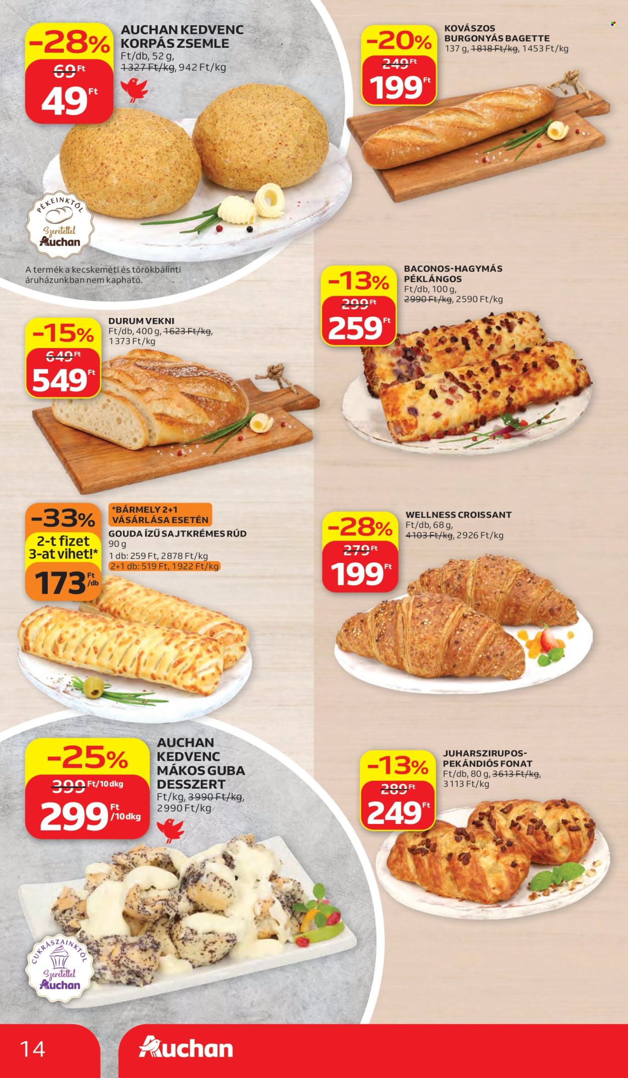 Auchan akciós újságok - 2026.10.15 - 2026.10.21. Oldal 14