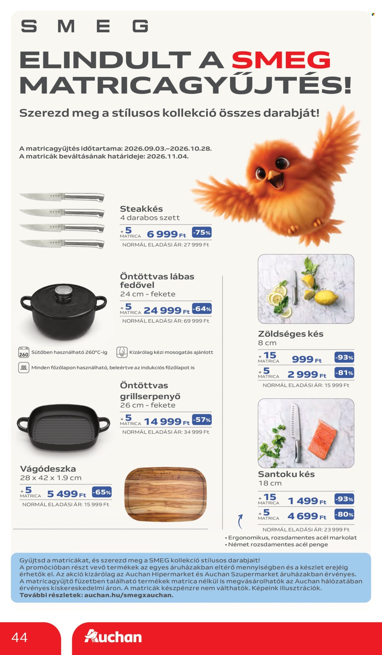 Auchan akciós újságok - 2026.10.15 - 2026.10.21. Oldal 44