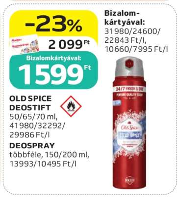 OLD SPICE DEOSTIFT