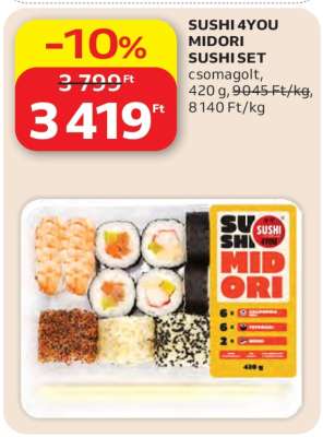 SUSHI 4YOU MIDORI SUSHISET