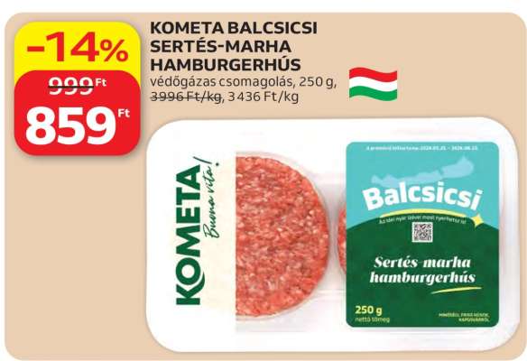 KOMETA BALCSICSI SERTÉS-MARHA HAMBURGERHÚS