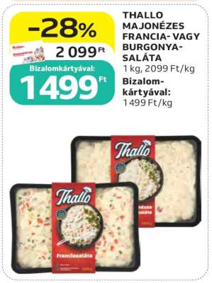 THALLO MAJONÉZES FRANCIA- VAGY BURGONYASALÁTA