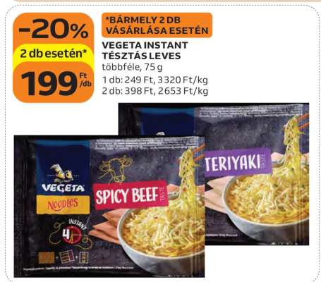 VEGETA INSTANT TÉSZTÁS LEVES
