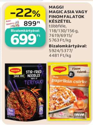 MAGGI MAGIC ASIA VAGY FINOM FALATOK KÉSZÉTEL